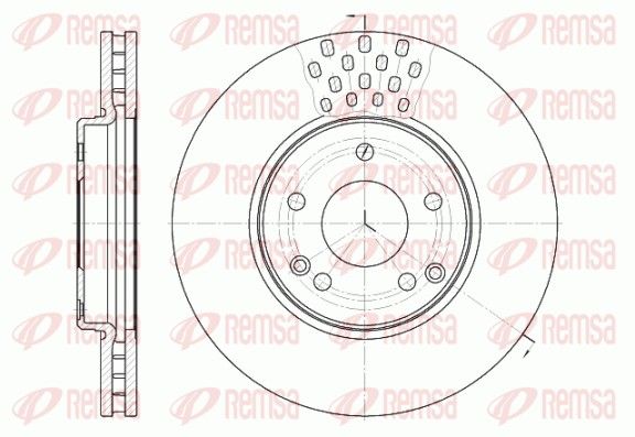 REMSA 61225.10 Brake Disc
