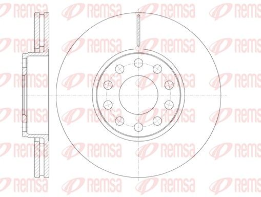 REMSA 61227.10 Brake Disc