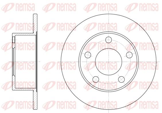 REMSA 6123.00 Brake Disc