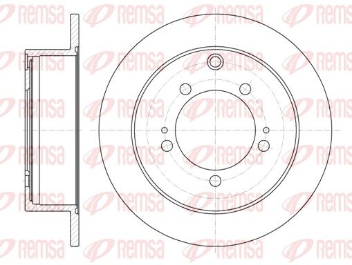 REMSA 61230.00 Brake Disc