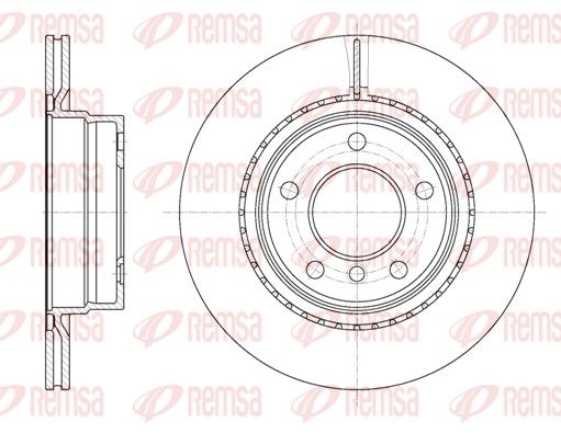 REMSA 61231.10 Brake Disc