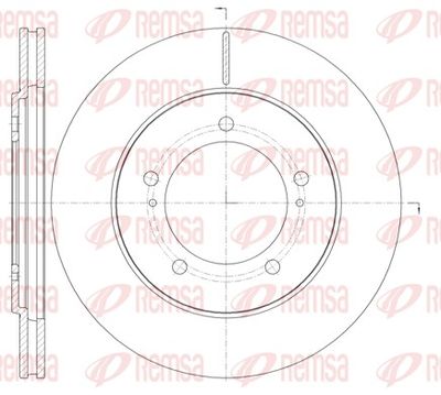 Brake Disc REMSA 61233.10