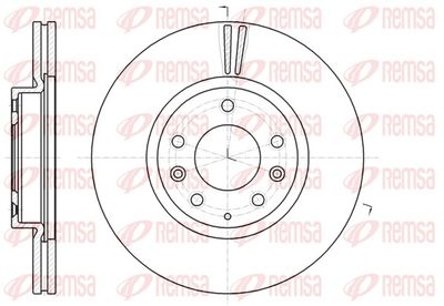 Brake Disc REMSA 61235.10