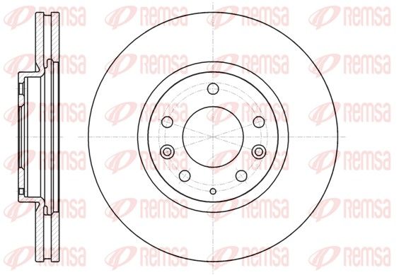 REMSA 61236.10 Brake Disc