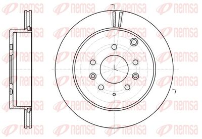 Brake Disc REMSA 61237.10