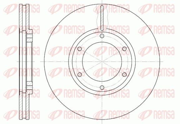 REMSA 61240.10 Brake Disc