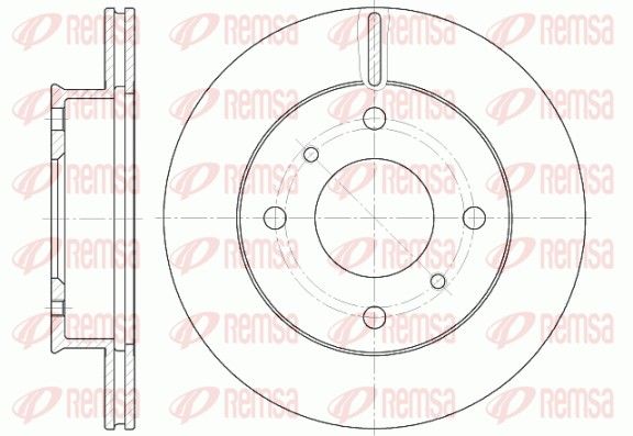 REMSA 61241.10 Brake Disc