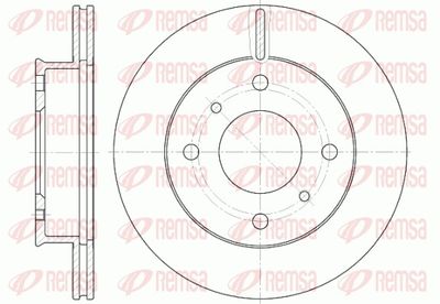 Brake Disc REMSA 61241.10