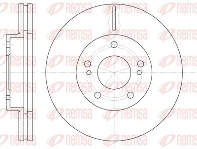 Brake Disc REMSA 61242.10