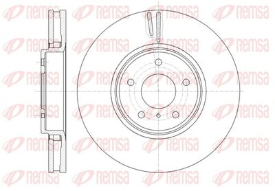 Brake Disc REMSA 61244.10