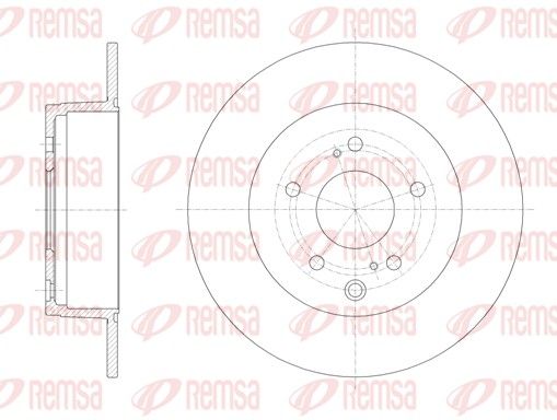 REMSA 61245.00 Brake Disc