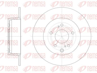Brake Disc REMSA 61245.00