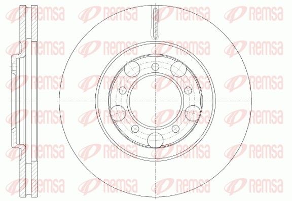 REMSA 61249.10 Brake Disc