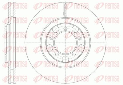 Brake Disc REMSA 61249.10