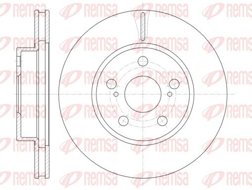 REMSA 61250.10 Brake Disc