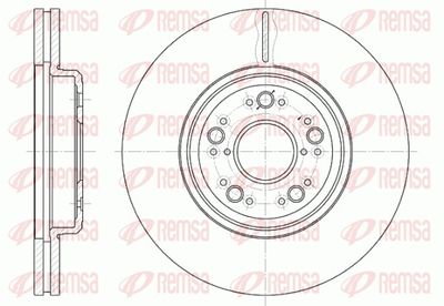 Brake Disc REMSA 61252.10