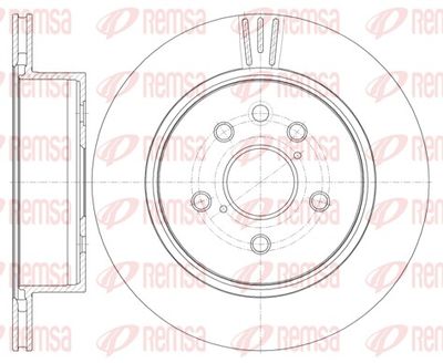 Brake Disc REMSA 61255.10