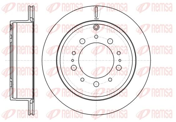 REMSA 61257.10 Brake Disc