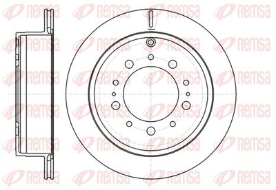 Brake Disc REMSA 61257.10