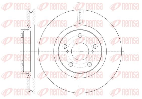 REMSA 61259.10 Brake Disc