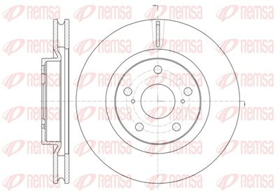 Brake Disc REMSA 61259.10