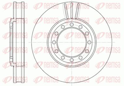 Brake Disc REMSA 61261.10