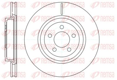 Brake Disc REMSA 61269.10