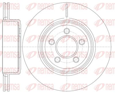Brake Disc REMSA 61270.10