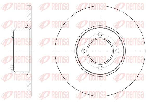 REMSA 6127.00 Brake Disc