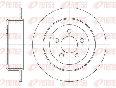 Brake Disc REMSA 61271.00