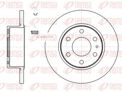 Brake Disc REMSA 61274.00