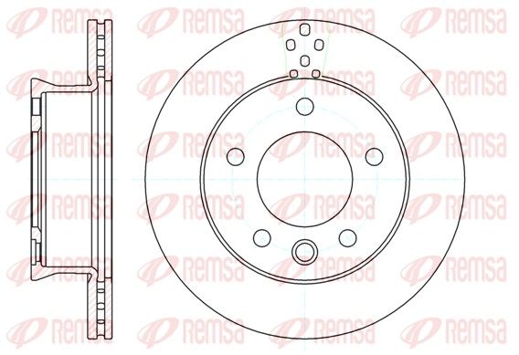 REMSA 61275.10 Brake Disc