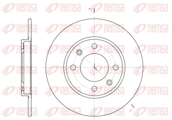 REMSA 6128.00 Brake Disc