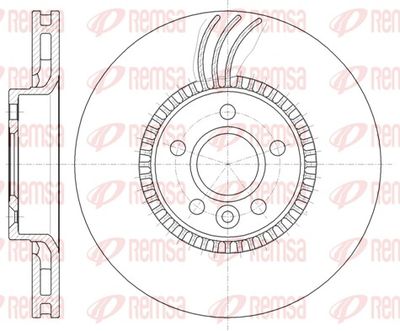 Brake Disc REMSA 61280.10