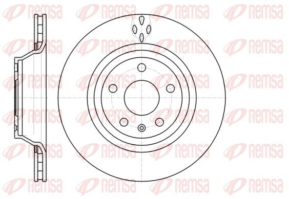REMSA 61281.10 Brake Disc