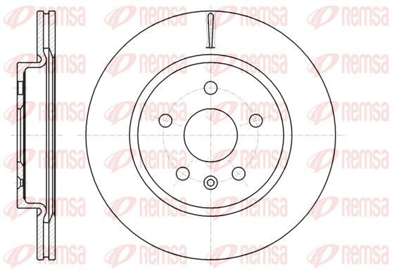 REMSA 61284.10 Brake Disc
