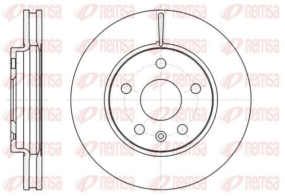 REMSA 61285.10 Brake Disc