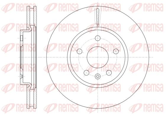 REMSA 61286.10 Brake Disc