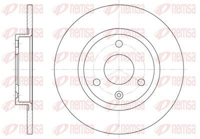 Brake Disc REMSA 6129.00