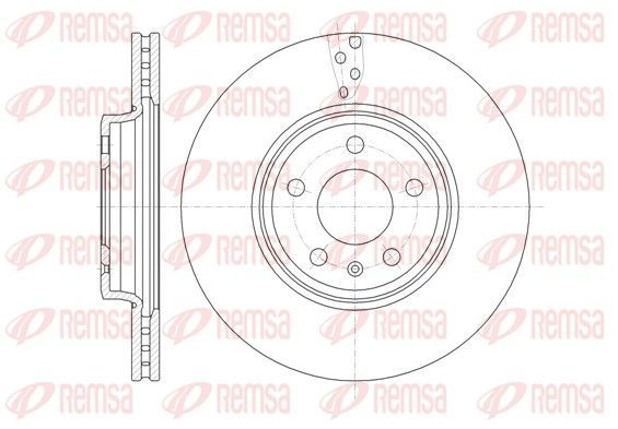 REMSA 61292.10 Brake Disc
