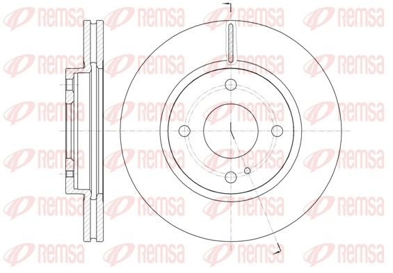 REMSA 61299.10 Brake Disc