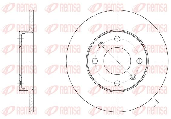 REMSA 6130.00 Brake Disc