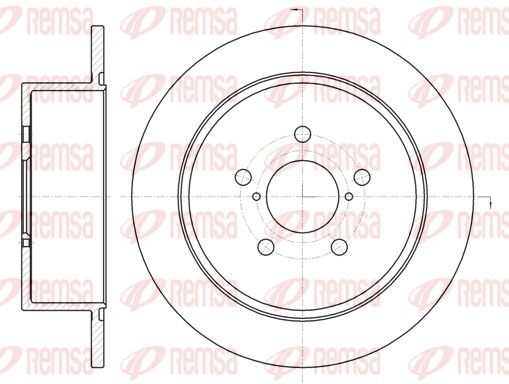 REMSA 61300.00 Brake Disc