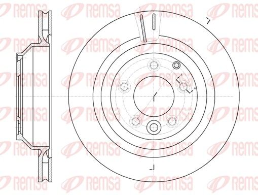 REMSA 61302.10 Brake Disc