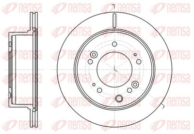Brake Disc REMSA 61306.10