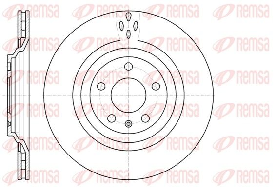 REMSA 61309.10 Brake Disc