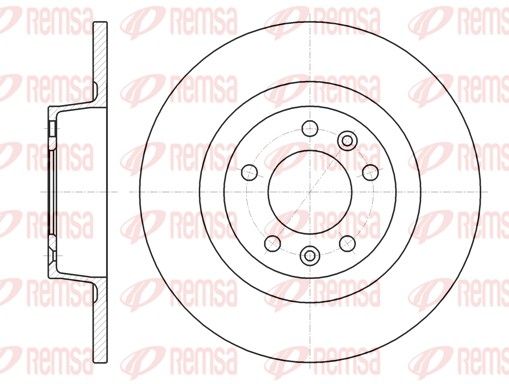 REMSA 61312.00 Brake Disc