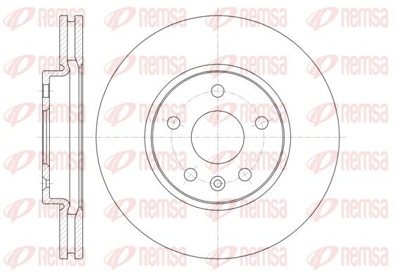REMSA 61313.10 Brake Disc