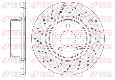 Brake Disc REMSA 61322.10