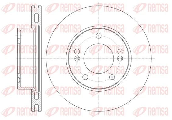 REMSA 61323.10 Brake Disc
